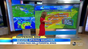 First Spurt of Severe Spring Weather Hits