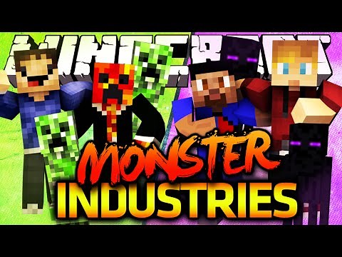 POOFLESS vs VIKKLAN - Minecraft MONSTER INDUSTRIES