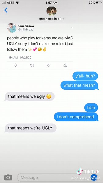 Tsukki's Texting Style: A Haikyuu Headcanon