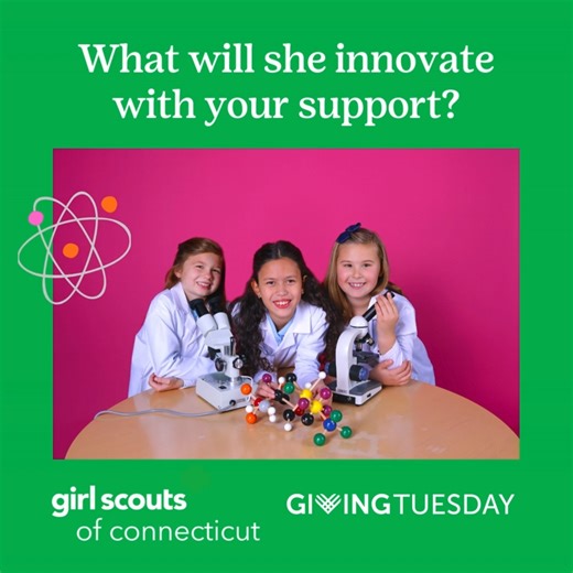 🚀 Girl Scouts aren’t just selling cookies—they’re coding apps, building robots, and exploring space science! Your Giving Tuesday gift supports hands-on STEM programs that spark curiosity and prepare girls for the careers of tomorrow. 🔬 Help us keep innovation alive: https://bit.ly/3MASegQ | Girl Scouts of Connecticut Inc.