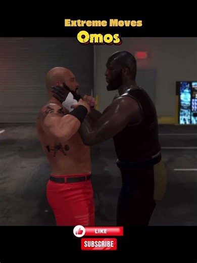 Part 2 : Omos Extreme Backstage Moves #wwe #youtube