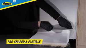 Homax Extra Wide Peel & Stick Caulk Strip for Tub and Wall, White, 1-5/8" x 11'