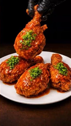 Most delicious korean FRIED CHICKEN DRUMSTICK 🔥 better than take out #shorts