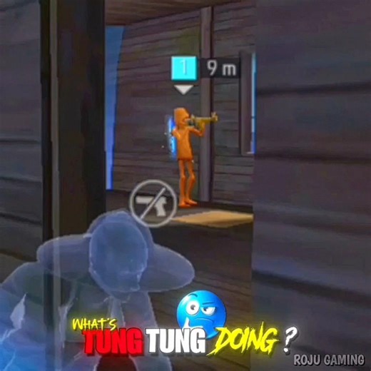 Tung Tung is scared of me! 🤣 #shorts #trending #freefire