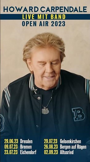 Howard Carpendale - Live mit Band - Open Air 2023