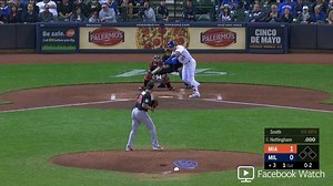 69K views · 162 reactions | Christian Yelich homers as the Brewers complete a 4-game sweep of the Marlins. | Milwaukee Brewers Highlights | Facebook
