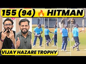 ROHIT SHARMA BATTING HIGHLIGHTS – 155(94) | 18 FOURS, 9 SIXES | VIJAY HAZARE TROPHY #rohitsharma
