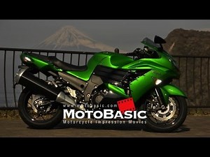Kawasaki Ninja ZX-14R (2012) SHORT TEST RIDE Kawasaki Ninja ZX-14R Motorcycle test ride short imp...