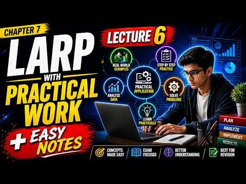 Class 9 Computer Chapter 7 | LARP (Practical Work) Lecture 6 + Notes