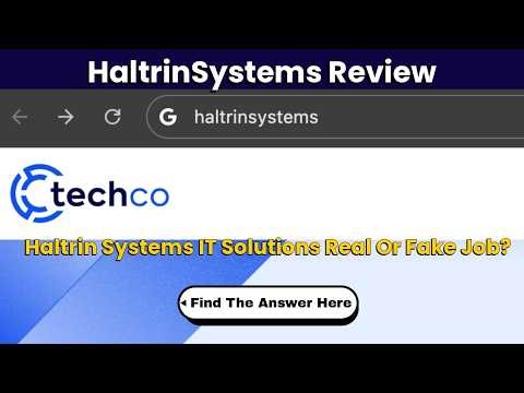 Haltrin Systems Review | Haltrin Systems IT Solutions Real Or Fake Job | HaltrinSystems Scam?