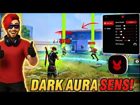 Free Fire DARK AURA PANEL After Update 🔥 Dark Aura Sensi Panel work or not ? 💀