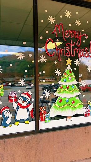 Christmas Window Painting Tutorial