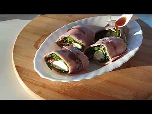 ROLADKI Z SZYNKI PARMEŃSKIEJ I SERA BURRATA