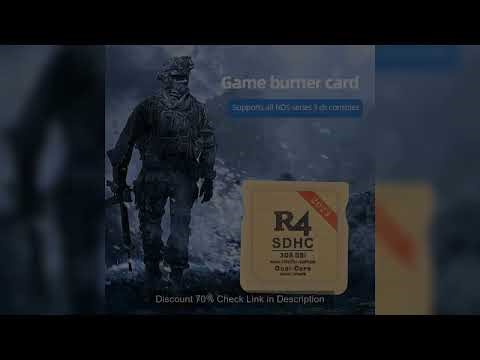 Secure Burning Card Gold White for R4 SDHC Digital Memory Card Portable Flashcard Video Game Card fo