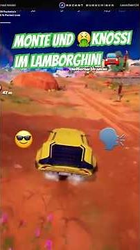 Montana Black und Knossi im Lambo 👌🏻🤣