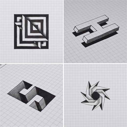 Dibujos en 3D para principiantes ✍️ | Art Paint