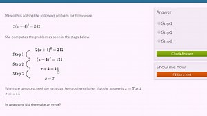 Quadratics by taking square roots: strategy
