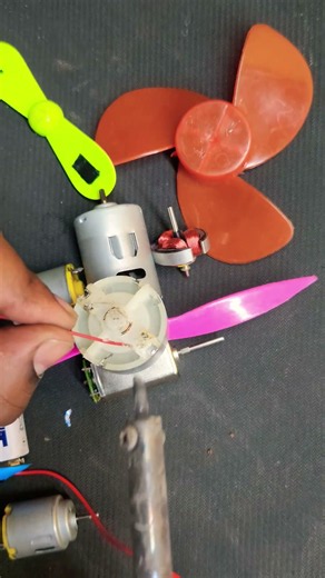 Dcmotor Fan Project Making Kit #youtubeshorts #diy #dcmotor #science #project #education #craft