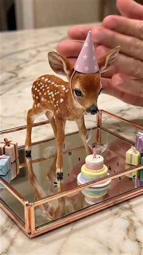 BAby Deer’s Funny Moments 🦌, Cute Animal #t #pomeranian #babydeer #cuteanimals #animals #teacup