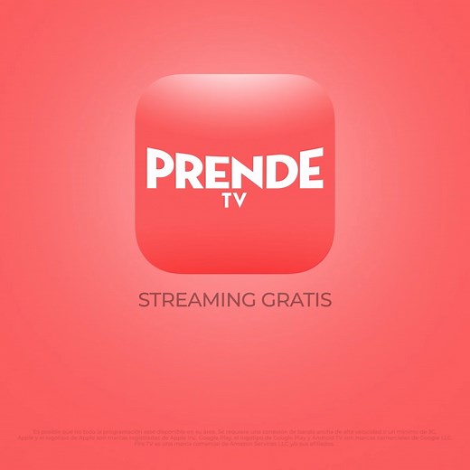 ¡Es oficial! 😱 La aplicación de #PrendeTV está disponible para que la descargues YA en tu teléfono iPhone o Android. Y... 🥁 Como a todos nos gusta ver televisión en pantalla grande, nos alegra poder anunciarte que ya puedes encontrar PrendeTV también G R A T I S en los dispositivos de Amazon Fire TV y Google TV y Apple TV, y en los próximos días nos verás en Roku ¡Búscanos! | Prende TV