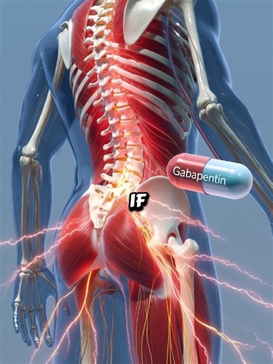 If your doctor prescribed gabapentin for sciatica or nerve pain,here's something many people don't realise. #SpineHealth #BackPain #backpainrelief #LowerBackPain #SpineCare