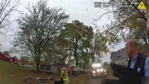 WATCH: Bodycam footage shows authorities sorting mail burned in Van Wert fire pit