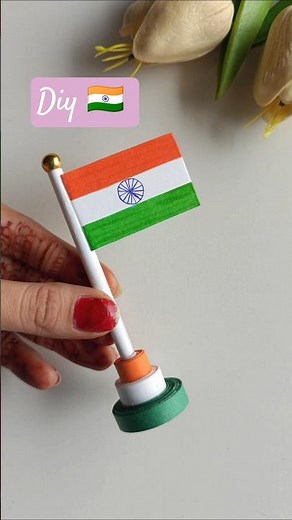 Stunning Tricolor Flag DIY for Independence Day!
