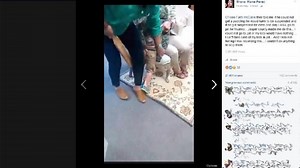 Mom posts controversial video of her child spanked by paddle at school