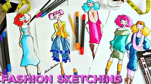 8.3K views · 129 reactions | FASHION SKETCHING...from the archives! Croquis below. | Mark Montano | Facebook