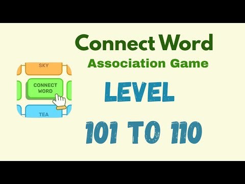 Connect Word Level 101 - 110 Answer | Connect Word Puzzle Game Solutions 🧠✨ | Mini Boss
