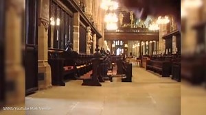 'Ghost' caught on camera and SPEAKS at Wakefield Cathedral