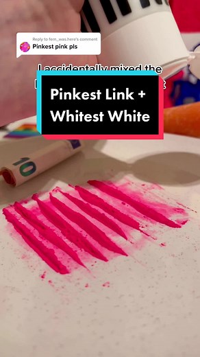 Mixing Pinkest Pink and Whitest White on a Carrot