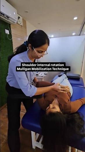 🤯 Shoulder Internal Rotation | Mulligan Mobilization Technique #physiotherapy #mobilization