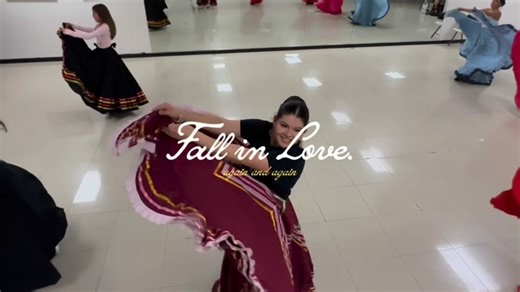 Ballet Folklorico Colibri on Instagram: "Every practice, every spin we’d choose this all over again 𓂃۶ৎ #fyp #balletfolkloricocolibri #ballet #dancer #fallinloveagain"