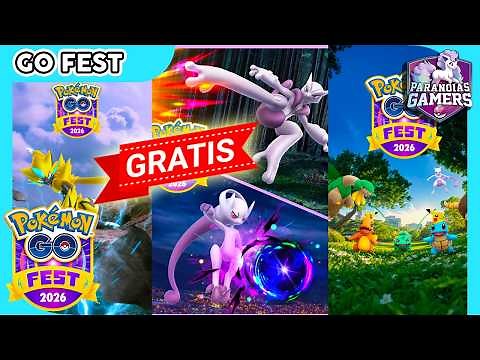 🔥THE FIRST COMPLETELY FREE POKÉMON GO FEST (no ticket required) IS COMING IN 2026 WITH MEGA MEWTW...