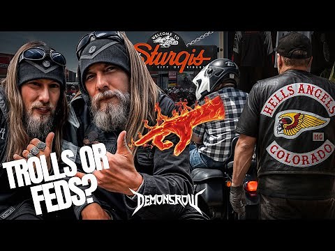 Hells Angels Confront the Twin Outlaws at Sturgis… Here’s What Happened 💀🔥🏍️