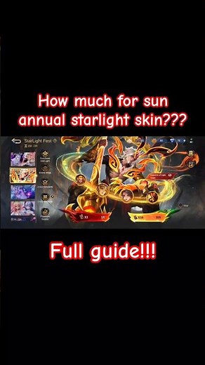 How to Get Sun Annual Starlight Skin in Mobile Legends 🔥 | Full Event Guide + Diamond Cost Explained