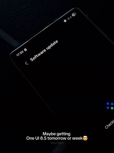 Maybe getting One UI 8.5 tomorrow or next week🤯 #samsung #update #oneui8