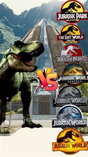 Bull Tyrannosaurus Rex vs Jurassic World All Dinosaurs