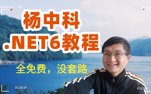.NET教程，.Net Core视频教程，杨中科主讲
