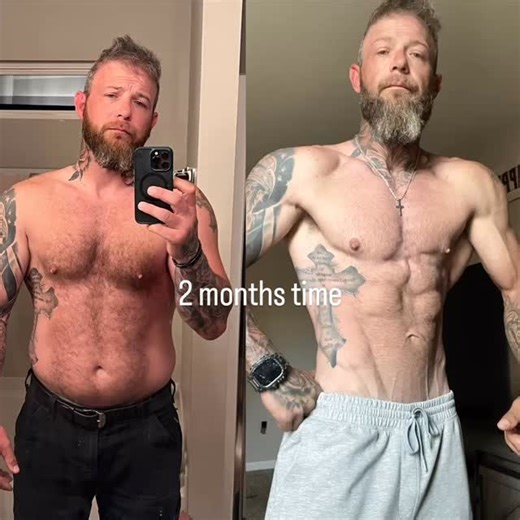 2 month transformation client @jgourley71 . Coach Dalton @coachbigdiesel wrote the plans Joseph executed the plans perfectly. . . . #Gym #gymmotivation #transformation #muscle #coach | Dalton Phillips