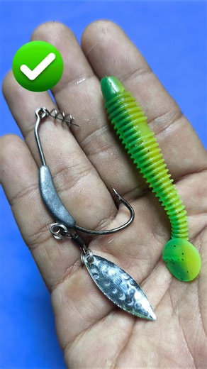 Tutorial on How to Install Fishing Bait Correctly #shorts #fishing #tutorial