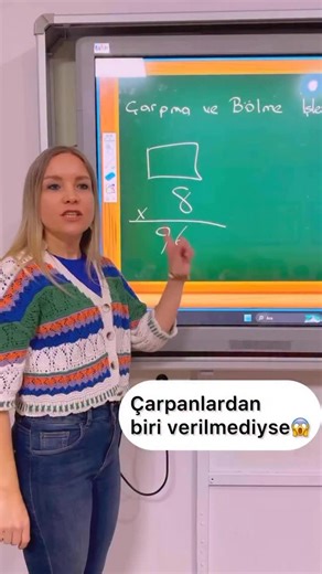 Seçil Öğretmen on Instagram: "3 ve 4.sınıflar için “Çarpma ve Bölme İşlemi Arasındaki İlişki” ☺️ Bu videoda çarpanlardan birisi verilmezse ne yapıyoruz onu anlatıyorum. Video iki yıl öncesinde aittir. Faydalı olması dileğiyle. Sevgiler ❤️ @secil_ogrtmen @secil_ogrtmen #ilkokulmatematiketkinliği #ilkokul3sınıf #ilkokul4sınıf #ilkokul3 #ilkokul4"
