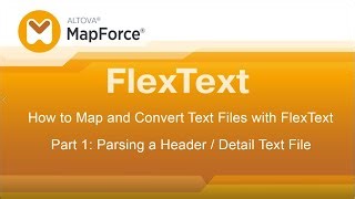 Konwertuj tekst za pomocą MapForce