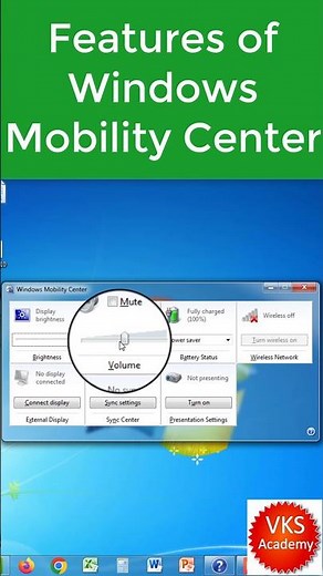 Windows Mobility Center – Hidden Feature You Should Know! ⚡#Windows