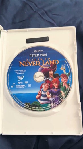 Peter Pan in Return To Neverland DVD 2002