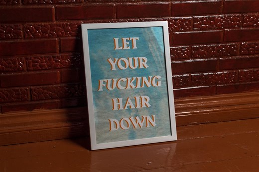 Let Your Hair Down - Etsy