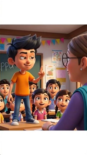 surprise test..... #foryou #funny #viral #cartoon #explore #funnycartoon #comedy #trending #learning