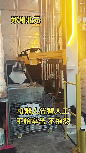 Bag Opening Robot | Column Stacking Machine | PalletizerAutomatic Bag Unpacking