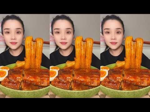 【ASMR】【MUKBANG】東坡肉 DELICIOUS PORK BELLY | EATING SHOW | CHINESE MUKBANG | 食べ | 吃播 LOVE EAT